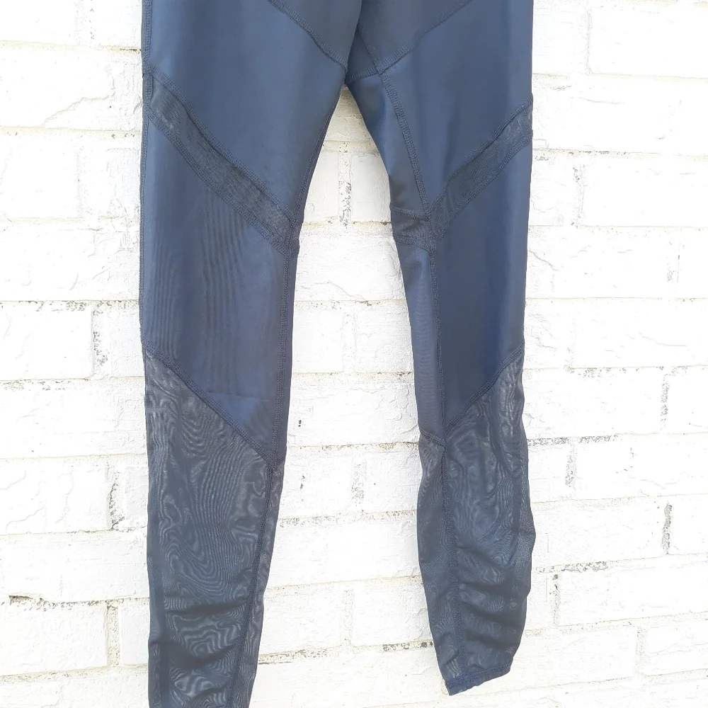 Alo Sheila Leggings Gray Sheer XS
